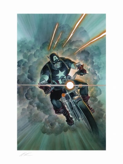 Captain America: Man Out of Time Art Print
