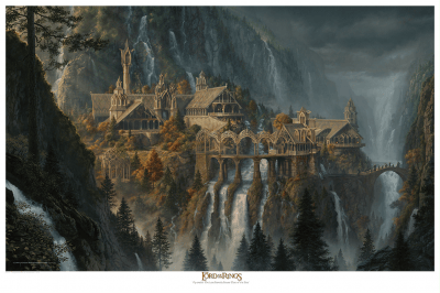Rivendell: The Last Homely House East of the Sea The Lord of the Rings Art Print Image