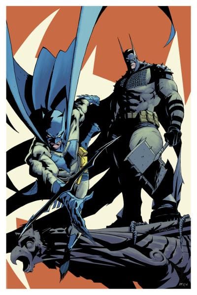 Batman™ of Two Worlds DC Comics Art Print Image