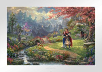 Mulan Blossoms of Love Disney Art Print Image