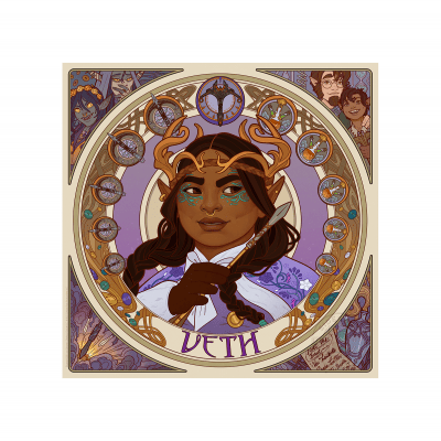 Mighty Nein Portrait Series: Veth Art Print