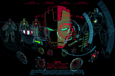 Iron Man (Foil Edition) Marvel Art Print Image