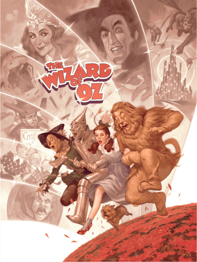 The Wizard of Oz (No Place Like Home Variant) The Wizard of Oz Movie Poster Image