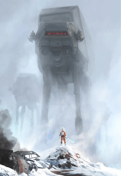 Too Strong for Blasters Star Wars Art Print Image