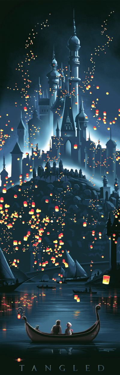 Tangled Disney Art Print Image