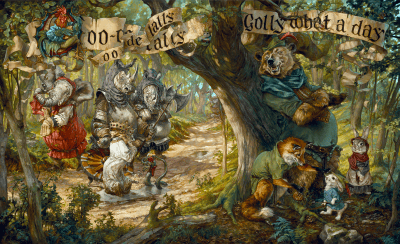 Oo-De-Lally Disney Art Print Image