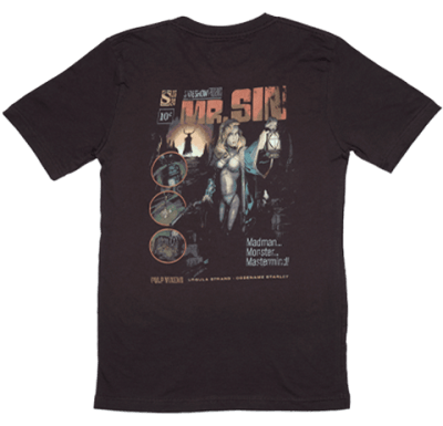 Pulp Vixens: Mr. Sin T-Shirt (Brown) Sideshow Originals Apparel Image