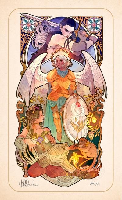 Critical Role 10th Anniversary: Ashley Johnson Critical Role Art Print Image