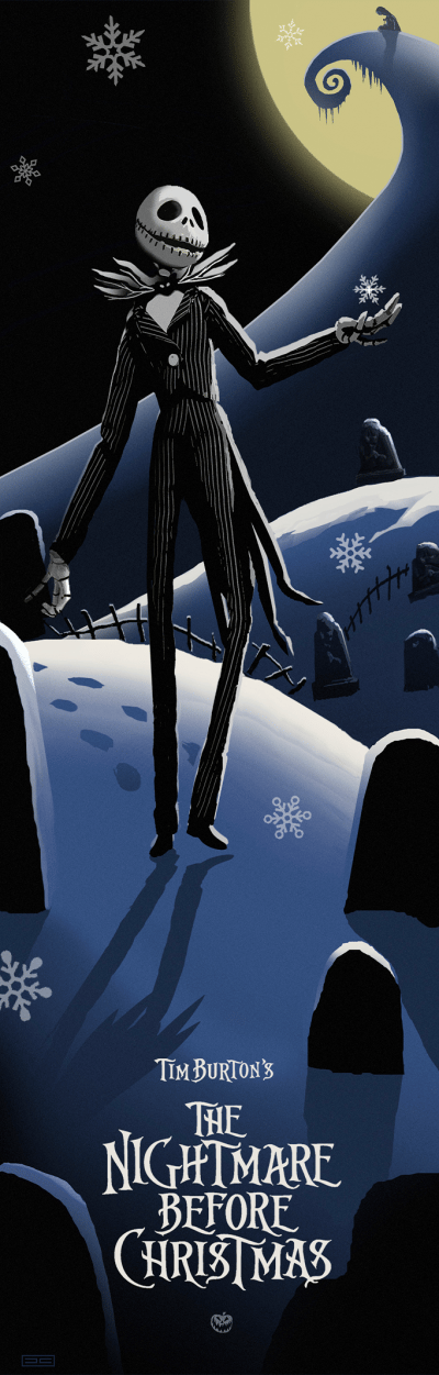 Moonlit Christmas Disney Art Print Image