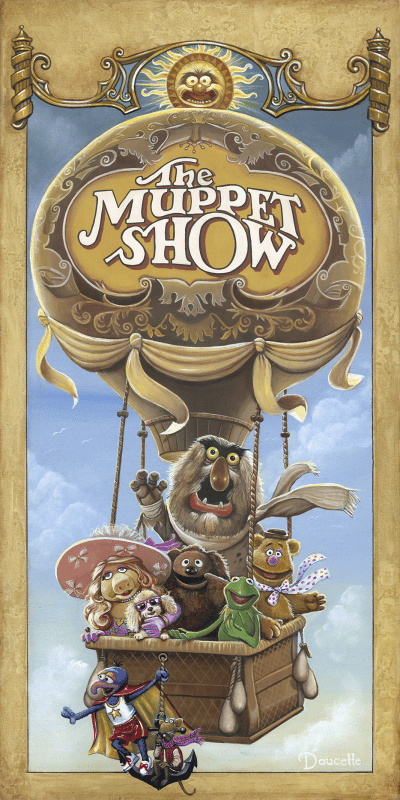It's Time to Raise the Curtain (Signed & Numbered Edition) Disney Art Print Image
