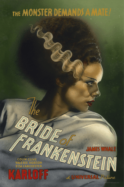 Universal Monsters: The Bride of Frankenstein Universal Monsters Movie Poster Image