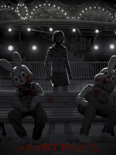 Silent Hill 3 (Mono Edition) Silent Hill Art Print Image