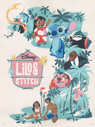 Lilo & Stitch Disney Movie Poster Image