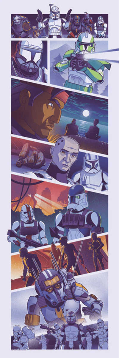 Bred for War Star Wars Art Print Image
