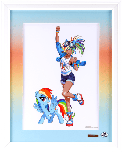 Rainbow Dash Bishoujo My Little Pony Art Print Image