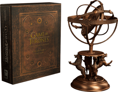 Game of Thrones Astrolabe with Game of Thrones A Pop-Up Guide to Westeros Collectors Edition Book
