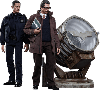 John Blake and Jim Gordon with Bat-Signal DC Comics Sixth Scale Figure Set Image