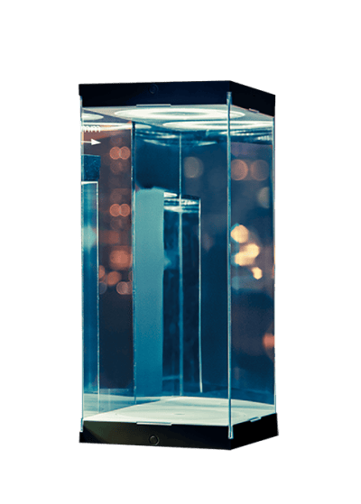 Master Revolving House Black  Display Case Image