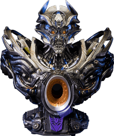 Galvatron Damaged Version Transformers Bust Image