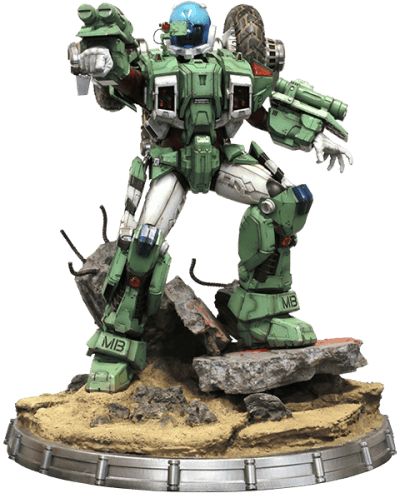 Armor Cyclone VR052F Scott Bernard Robotech Saga Statues Image
