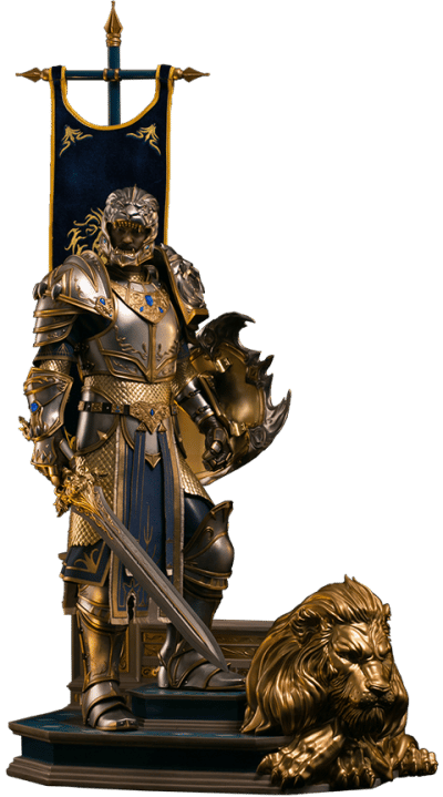 King Llane Warcraft Statues Image