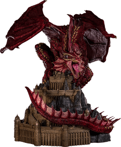 Klauth Red Dragon Opened Wing Dungeons & Dragons Statues Image