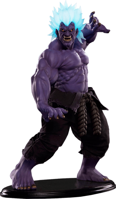 Oni Akuma Mad Demon Statue