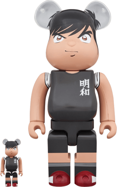 Bearbrick Hyuuga Kojiro 100 and 400 Captain Tsubasa Designer Toy Image