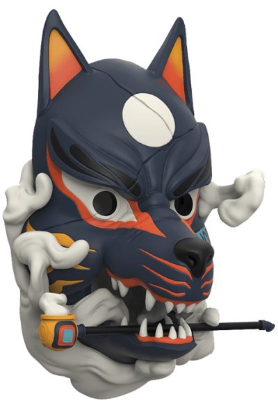 Kitsune Mask (Kurayami Edition) Vinyl Collectible