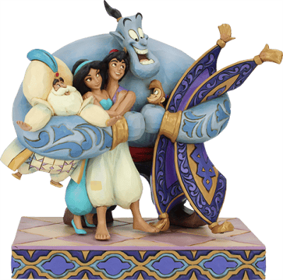 Aladdin Group Hug Disney Figurine Image