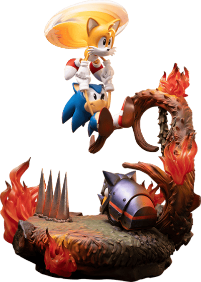 Sonic and Tails Sonic the Hedgehog Statues Image