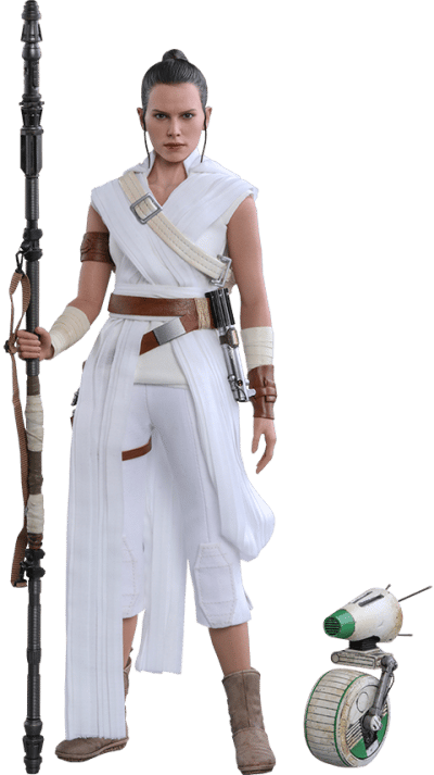 Rey and D-O Star Wars Sixth Scale Figure Set Image