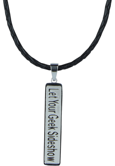 Let Your Geek Sideshow Bar Pendant Necklace Jewelry