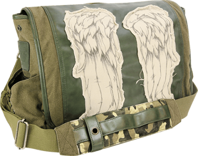 Daryl Wings Messenger Bag (Fatigue Green) The Walking Dead Bag Image