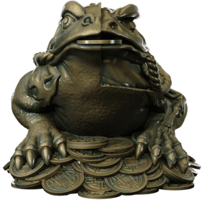 XXRAY+ Fortune Frog Vinyl Collectible