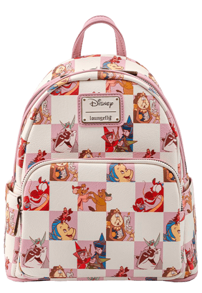 Disney BFF Character Rose Checker Mini Backpack Disney Apparel Image