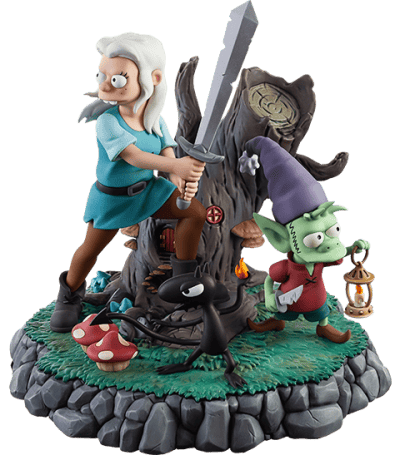 The Princess, The Elf, and The Demon Polystone Statue