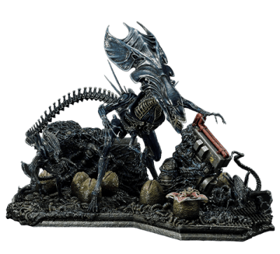 Queen Alien Battle Diorama