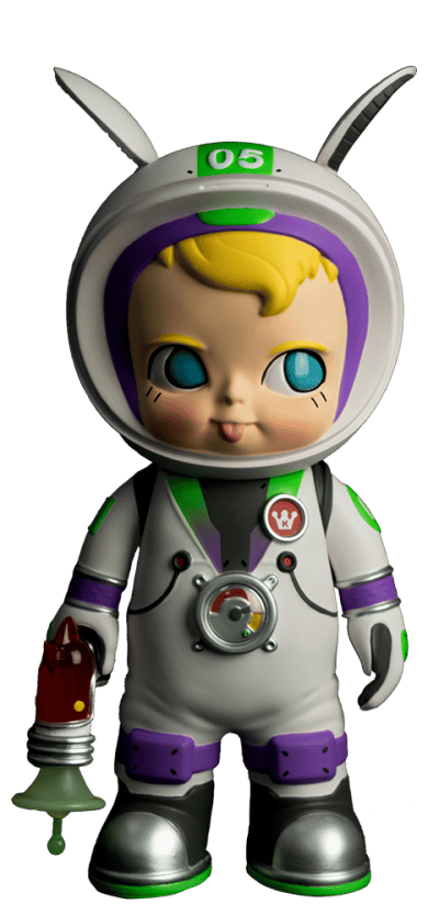 Sam Sam the Astronaut (GID Edition) Collectible Figure