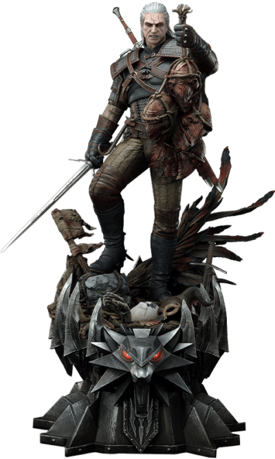 Geralt of Rivia (Deluxe Version) 1:3 Scale Statue