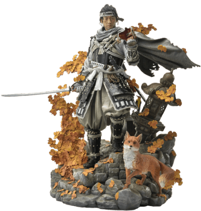Jin Sakai, The Ghost (Righteous Punishment Ghost Armor) Ghost of Tsushima Statues Image