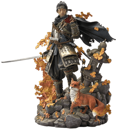 Jin Sakai, The Ghost (Ghost Armor Edition Deluxe Version) Statue