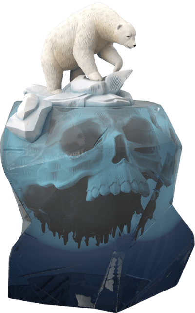 Global Warning Polystone Statue