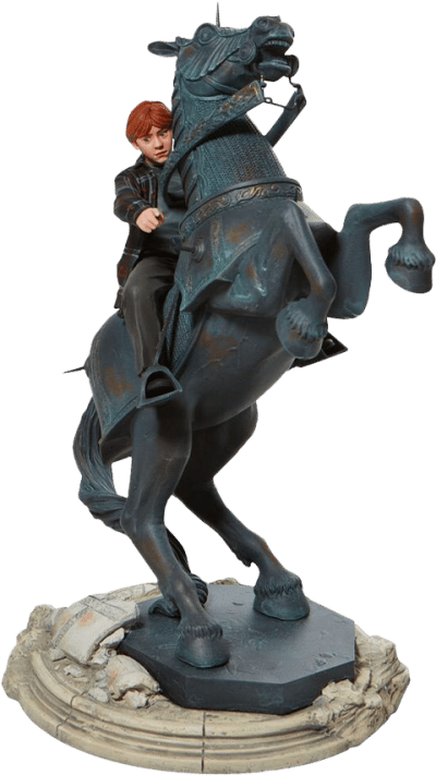 Ron on Chess Horse Figurine