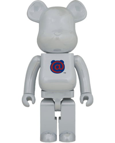 Be@rbrick 1st Model White Chrome 1000% Bearbrick