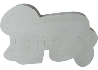 Keith Haring Radiant Baby (White Version) Keith Haring Collectible Statue Image