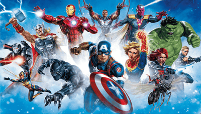 Avengers Gallery Art Wallpaper Mural Marvel Mural Image