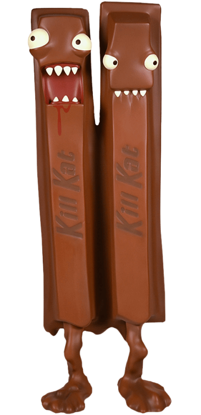 Kill Kat King Size Milk Chocolate O-No Food Company Vinyl Collectible Image