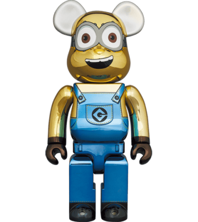 Be@rbrick Dave (Chrome Version) 1000% Bearbrick