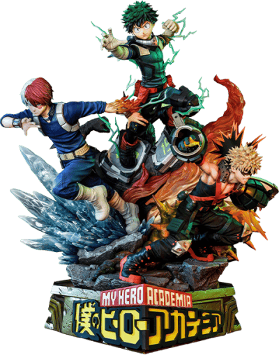 Midoriya, Bakugo & Todoroki (Deluxe Version) Diorama